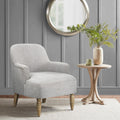 Upholstered Accent Chair light grey-polyester