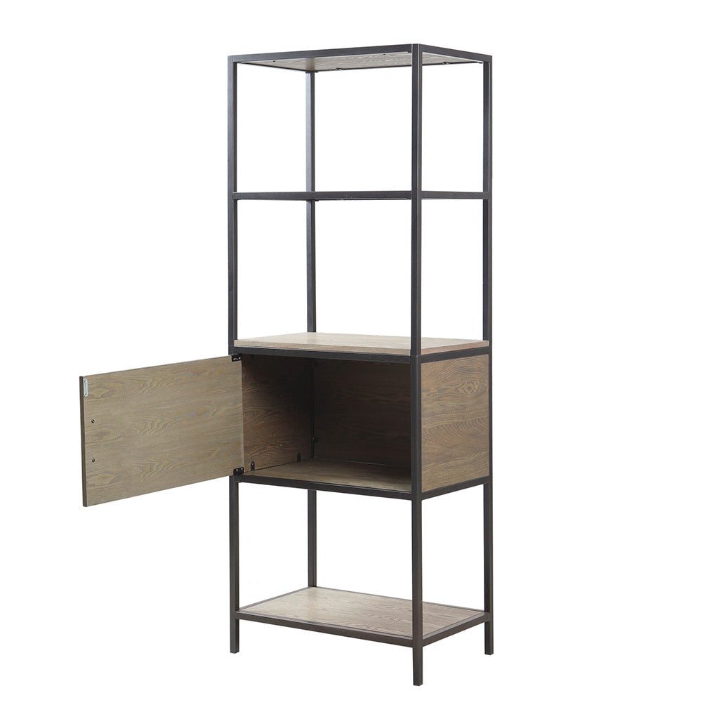 3 Shelf Bookcase with Storage Cabinet