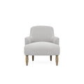 Upholstered Accent Chair light grey-polyester