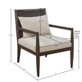 Handcrafted Seagrass Back Armchair with Removable