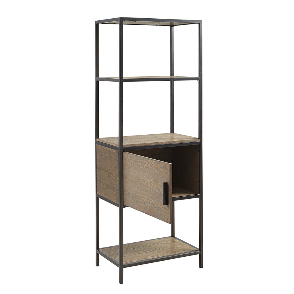 3 Shelf Bookcase with Storage Cabinet