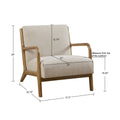 Lounge Chair cream-polyester