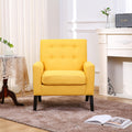 Downloads: 20 Fabric Accent Chair for Living Room yellow-brown-primary living space-american