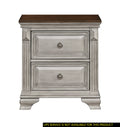 Traditional Two Tone Bedroom Furniture 1pc