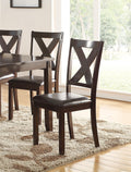 Dining Room Furniture Casual Modern 6pc Set Dining brown-wood-dining room-bench