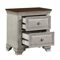 Traditional Two Tone Bedroom Furniture 1pc