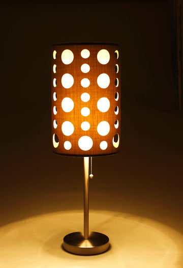 30"h Grey White Retro Table Lamp