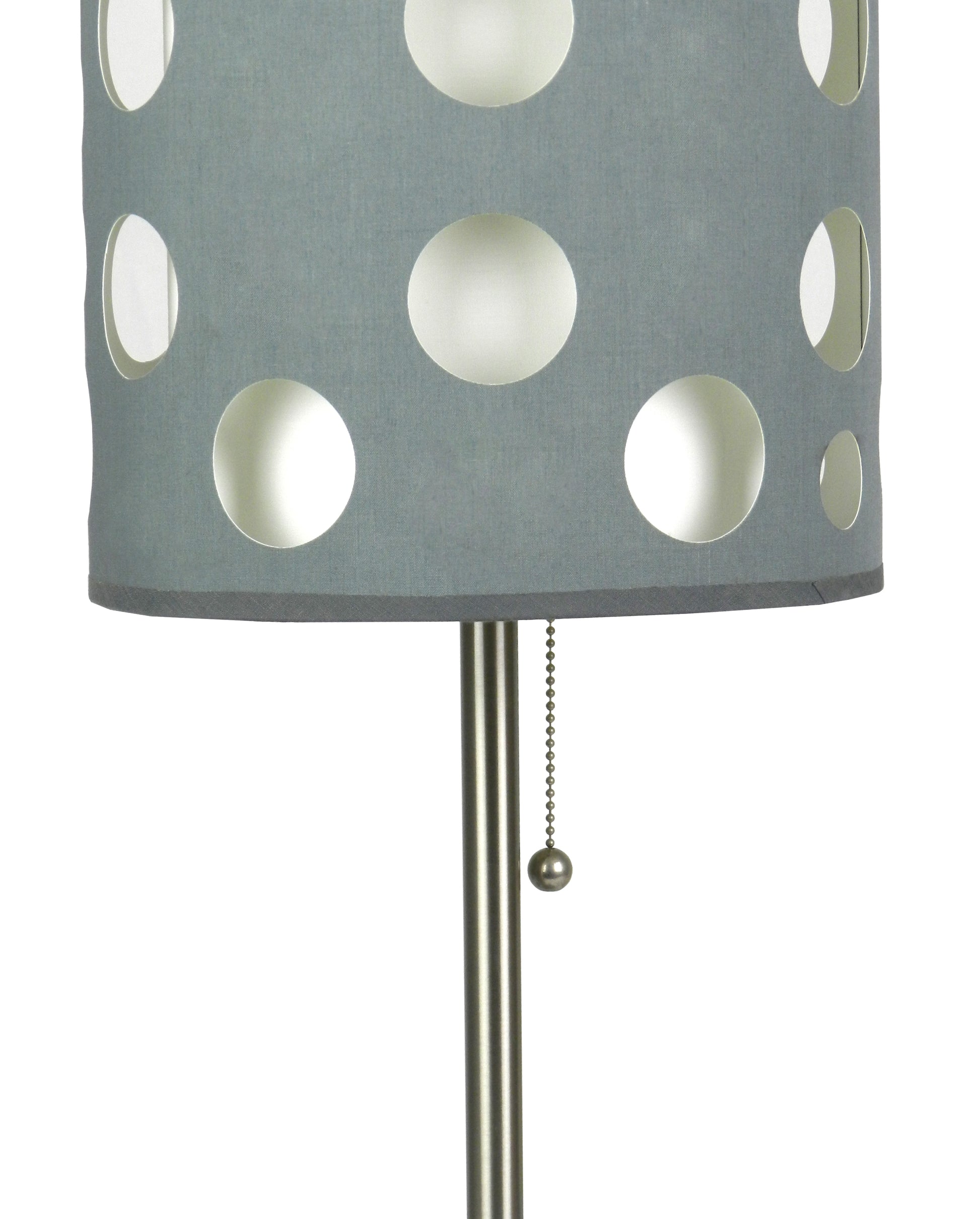 30"h Grey White Retro Table Lamp