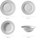 Fulya 16 Pieces Dinnerware Set white-porcelain