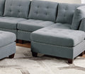 Modular Sectional 9pc Set Living Room Furniture Corner gray-primary living