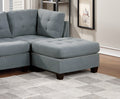 Modular Sectional 6pc Set Living Room Furniture U gray-linen-primary living space-tufted