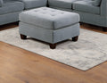 Living Room Furniture Tufted Ottoman Grey Linen Like grey-linen-primary living