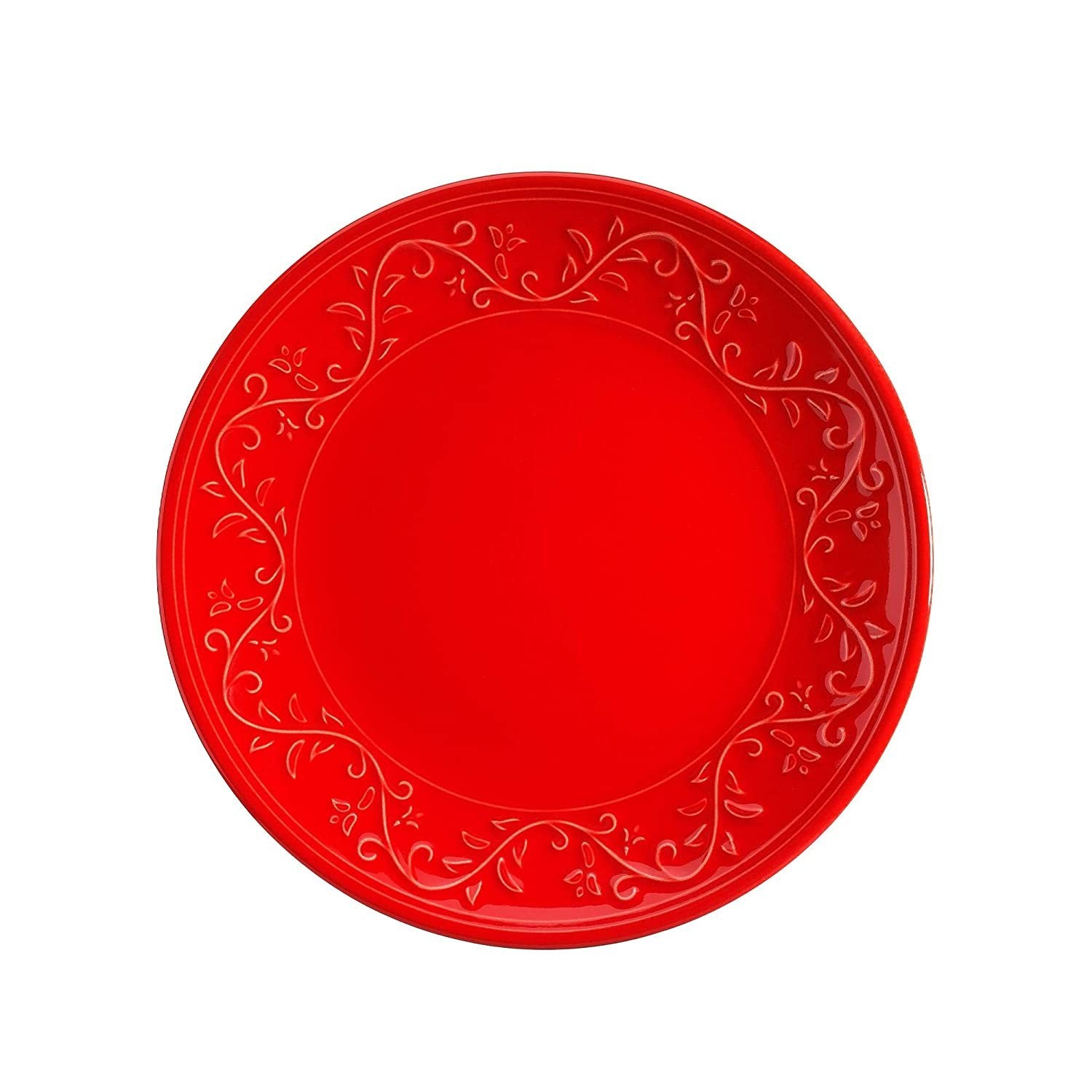 Fulya 16 Pieces Dinnerware Set red-porcelain