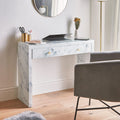 Modern Design Tempered Glass Marble Texture