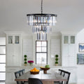 Black Luxury Crystal Chandelier Modern Chandeliers black-crystal-iron