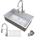 Tecasa 33 inch Kitchen Sink Dual Mount Undermount