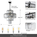 Black Luxury Crystal Chandelier Modern Chandeliers black-crystal-iron