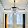 Black Luxury Crystal Chandelier Modern Chandeliers black-crystal-iron