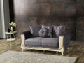 Carmeno Modern 2 Seat Living Room Loveseat