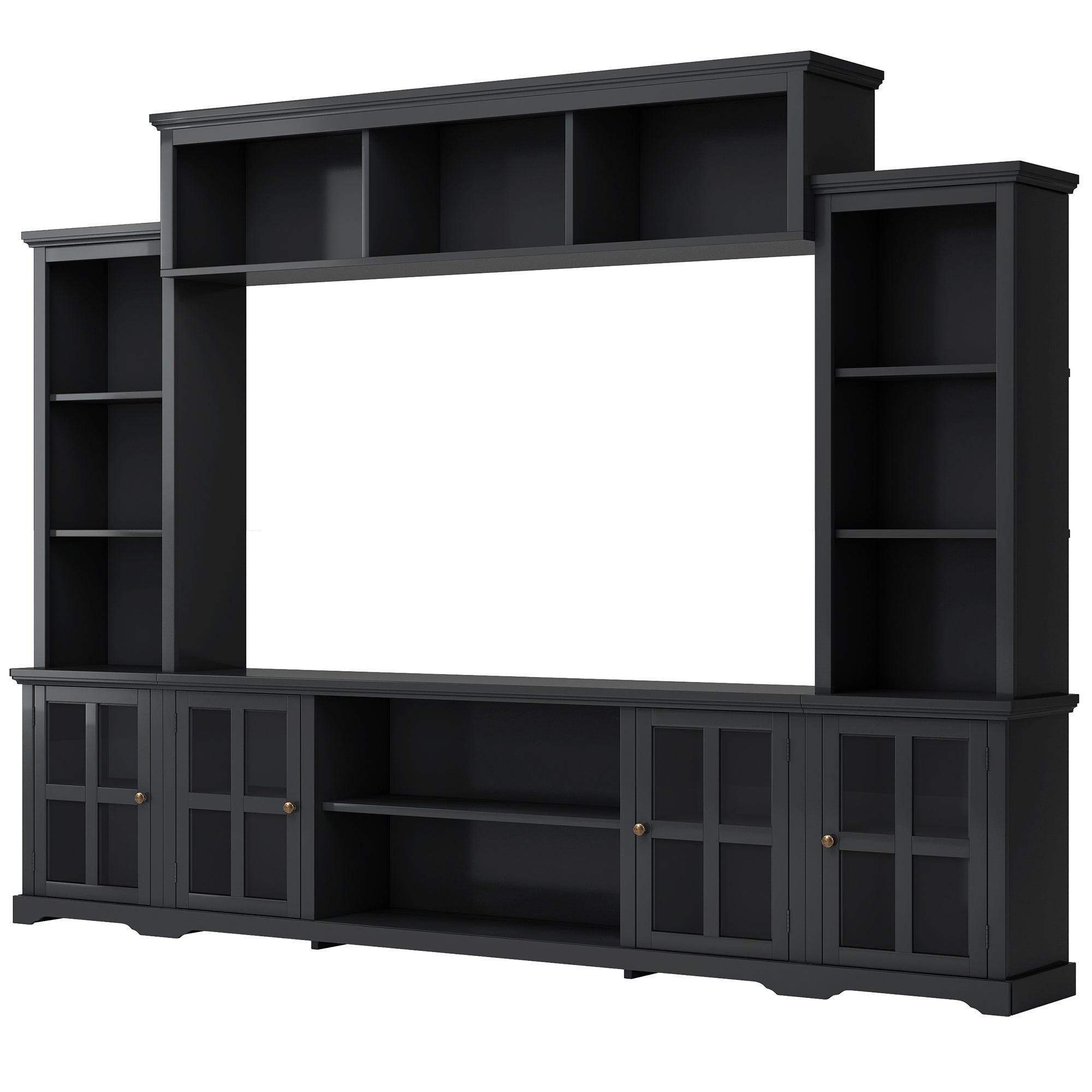 Minimalism Style Entertainment Wall Unit With