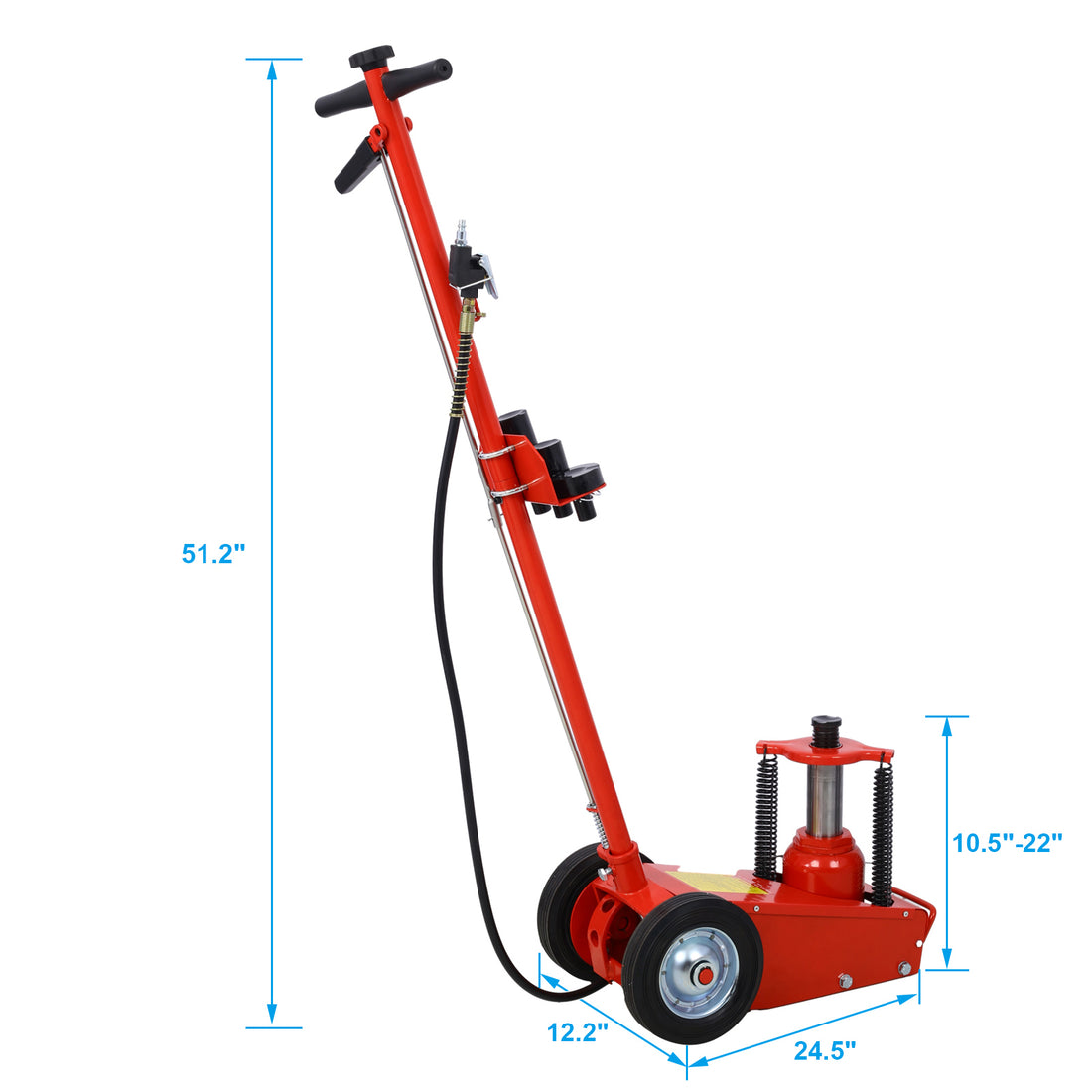 35 Ton Hydraulic Floor Jack Air Operated Axle