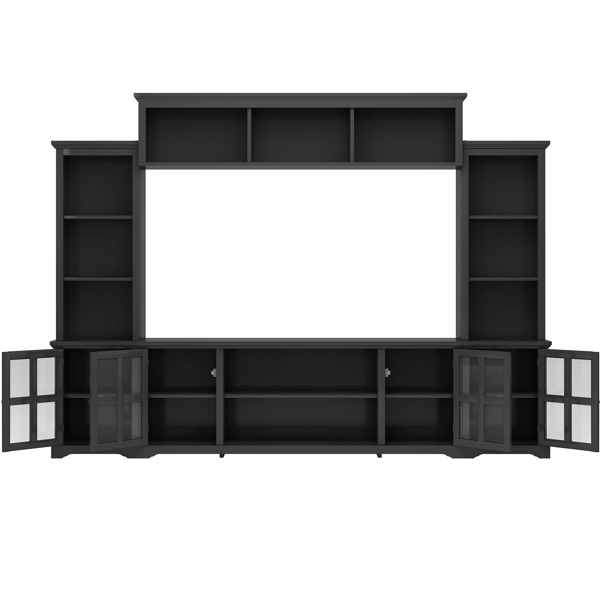 Minimalism Style Entertainment Wall Unit With