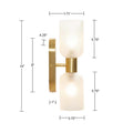 Double Tube 2 Light Wall Sconce