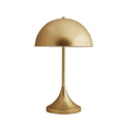 Dome Shaped 2 Light Metal Table Lamp