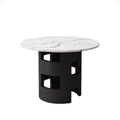 Black Hollow Cylindrical Base - Black Mdf