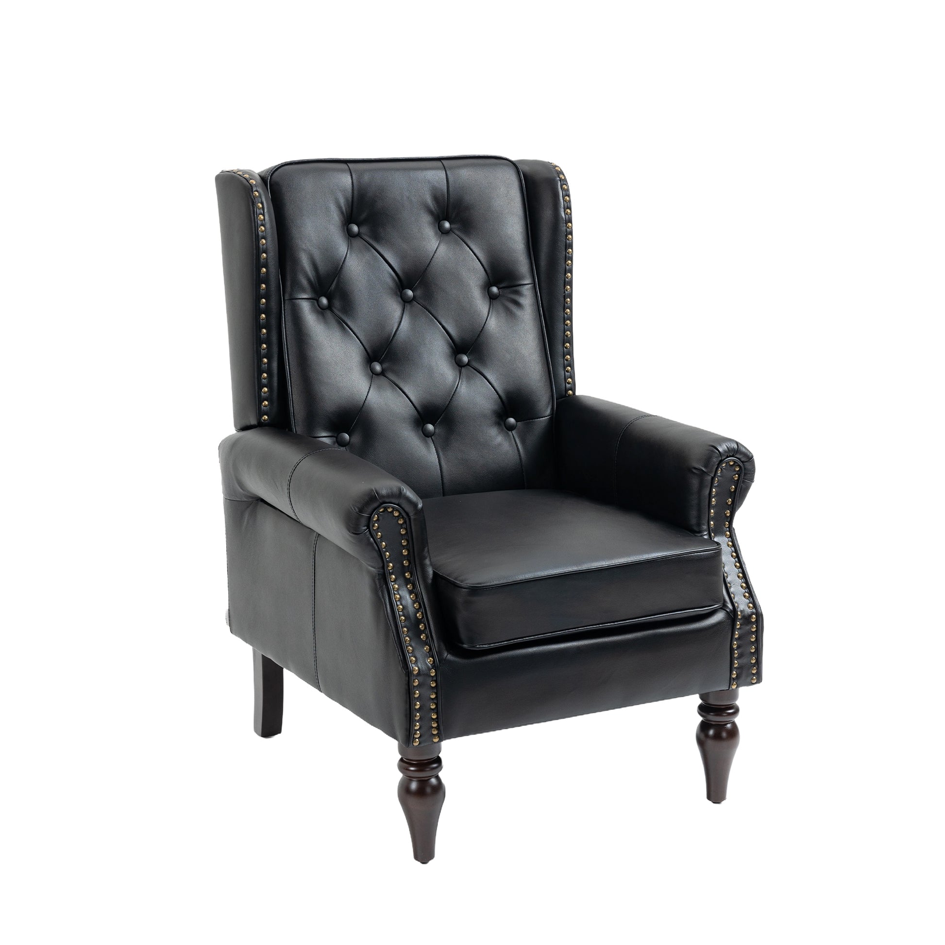 Coolmore Wood Frame Armchair, Modern Accent Chair