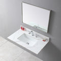 Montary 37inch bathroom vanity top stone carrara gold white-sintered stone