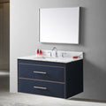 Montary 37inch bathroom vanity top stone carrara gold white-sintered stone