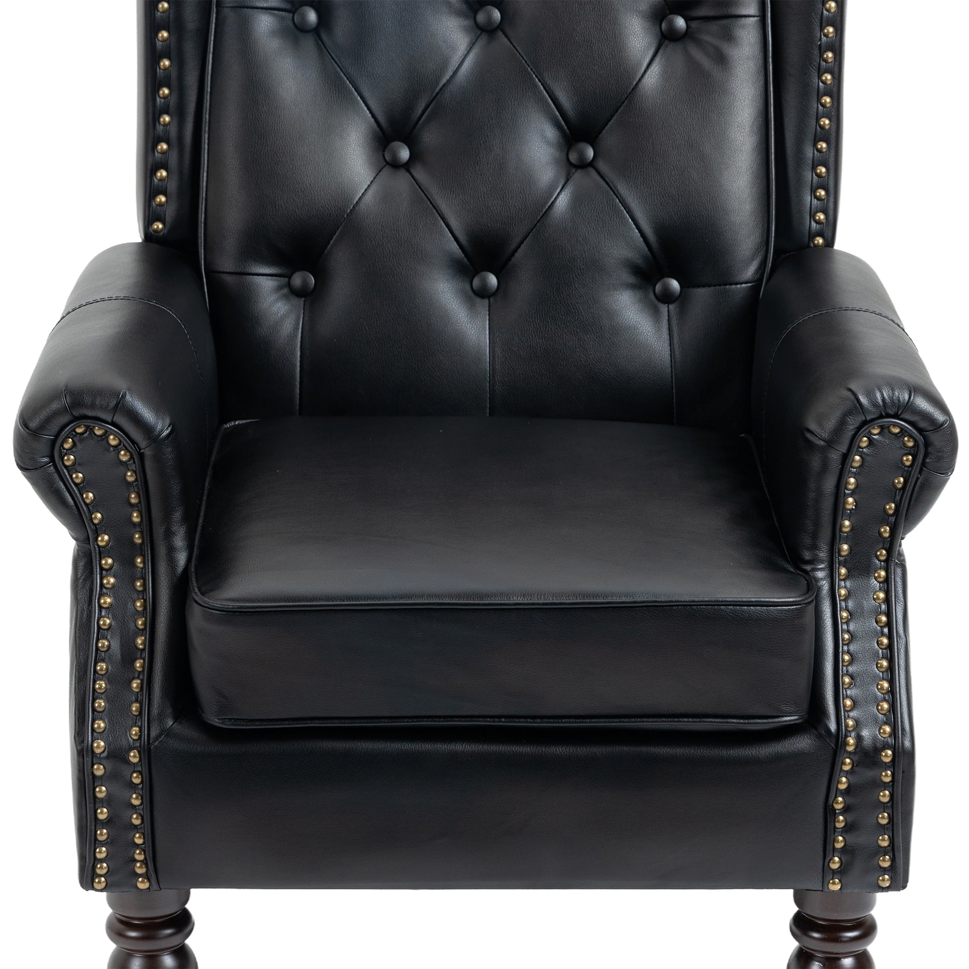 Coolmore Wood Frame Armchair, Modern Accent Chair