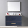 Montary 37inch bathroom vanity top stone carrara gold white-sintered stone