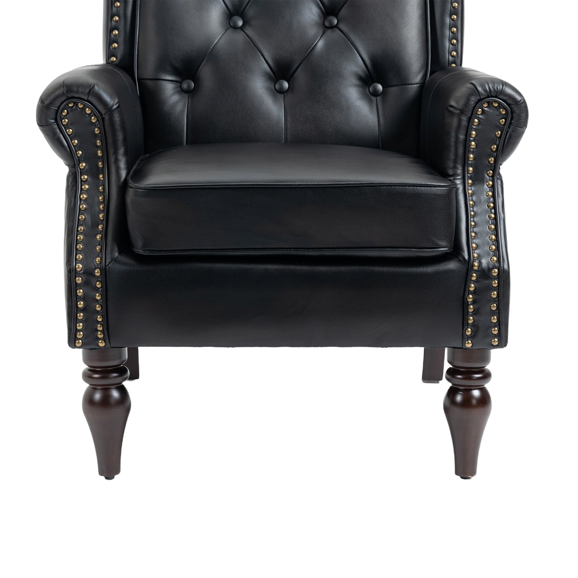 Coolmore Wood Frame Armchair, Modern Accent Chair