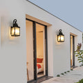 Large Outdoor Wall Lamps With Glass 2pack black-traditional-acrylic