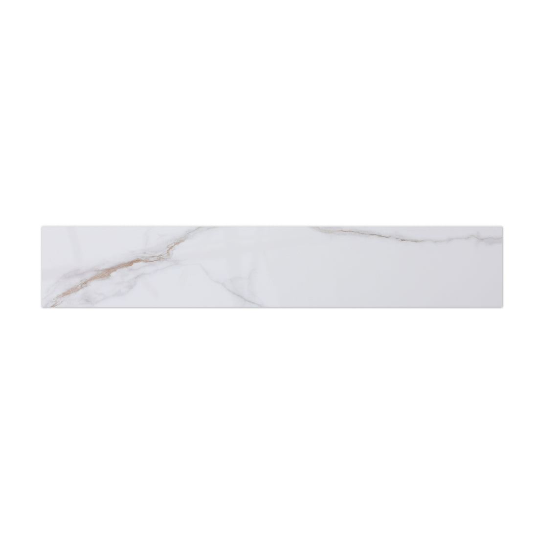 Vanity Top Carrara Gold Side Splash - White