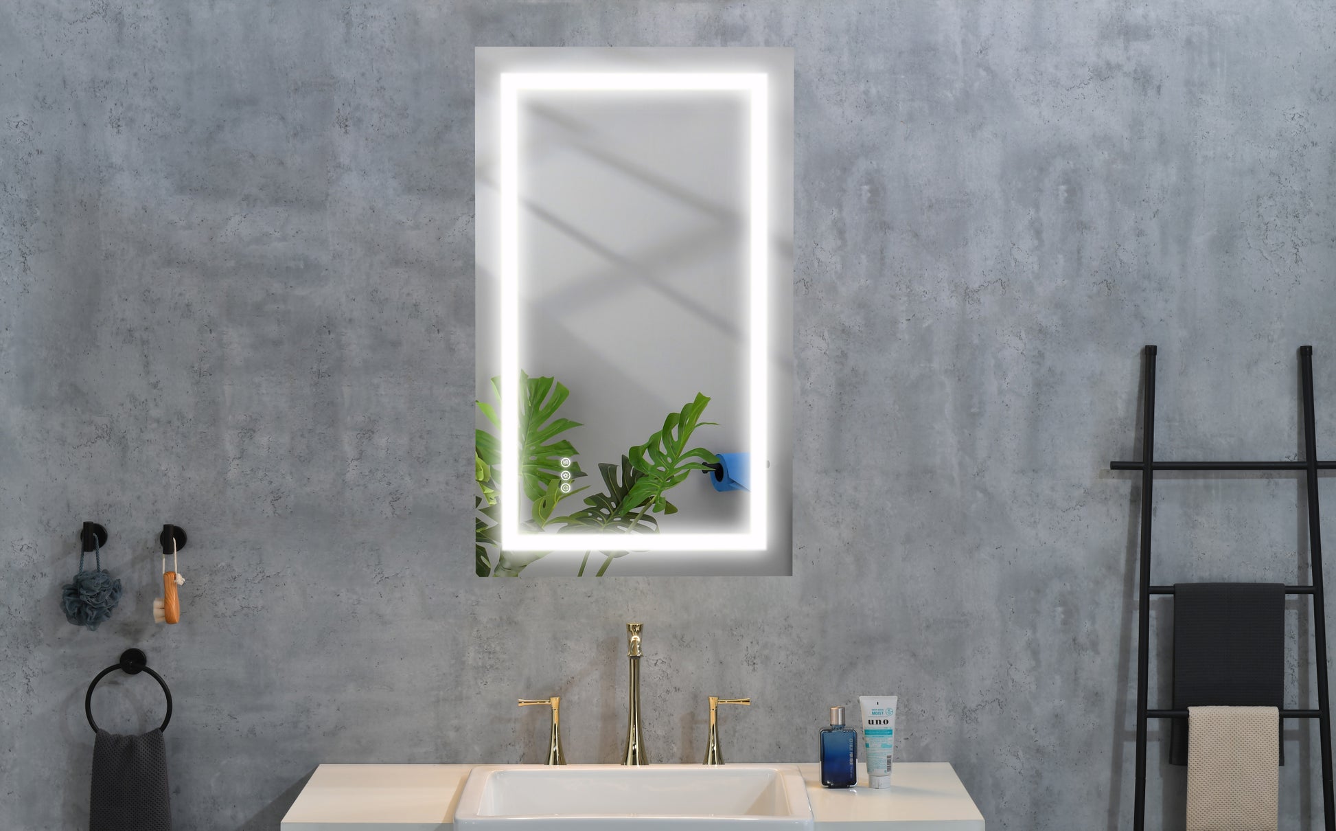 Led Bathroom Mirror32 "x 24 " with Front and