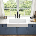 White Farmhouse Sink Deep Apron Sink Undermount