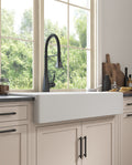 White Farmhouse Sink Deep Apron Sink Undermount