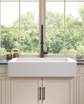 White Farmhouse Sink Deep Apron Sink Undermount