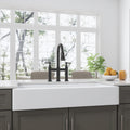 White Farmhouse Sink Deep Apron Sink Undermount