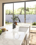 White Farmhouse Sink Deep Apron Sink Undermount