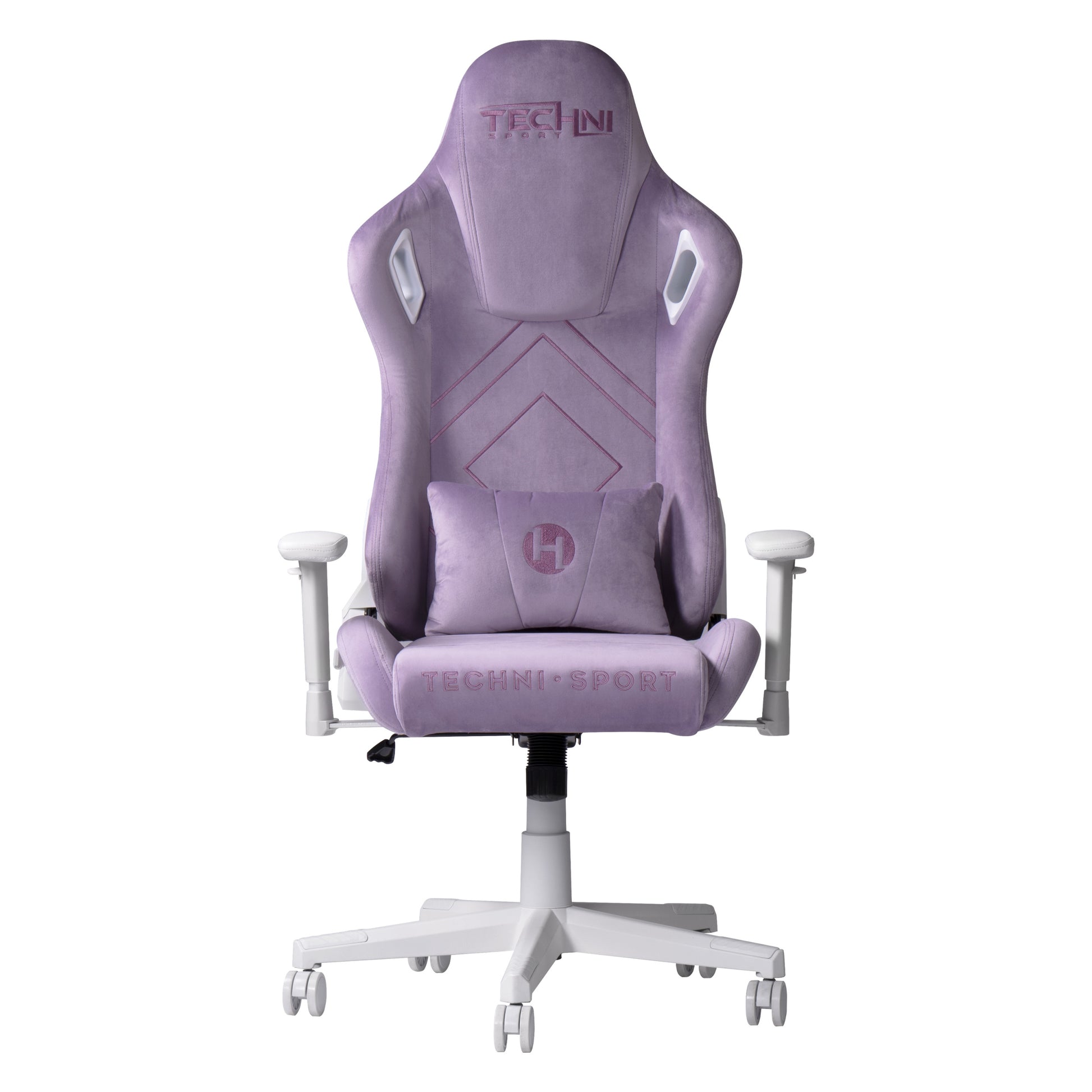 Techni Sport TSF45C Velvet Memory Foam Gaming Chair caster-solid-office-handle-solid back-adjustable