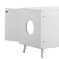 Litter Box Enclosure, Cat Litter Box Furniture with white-mdf