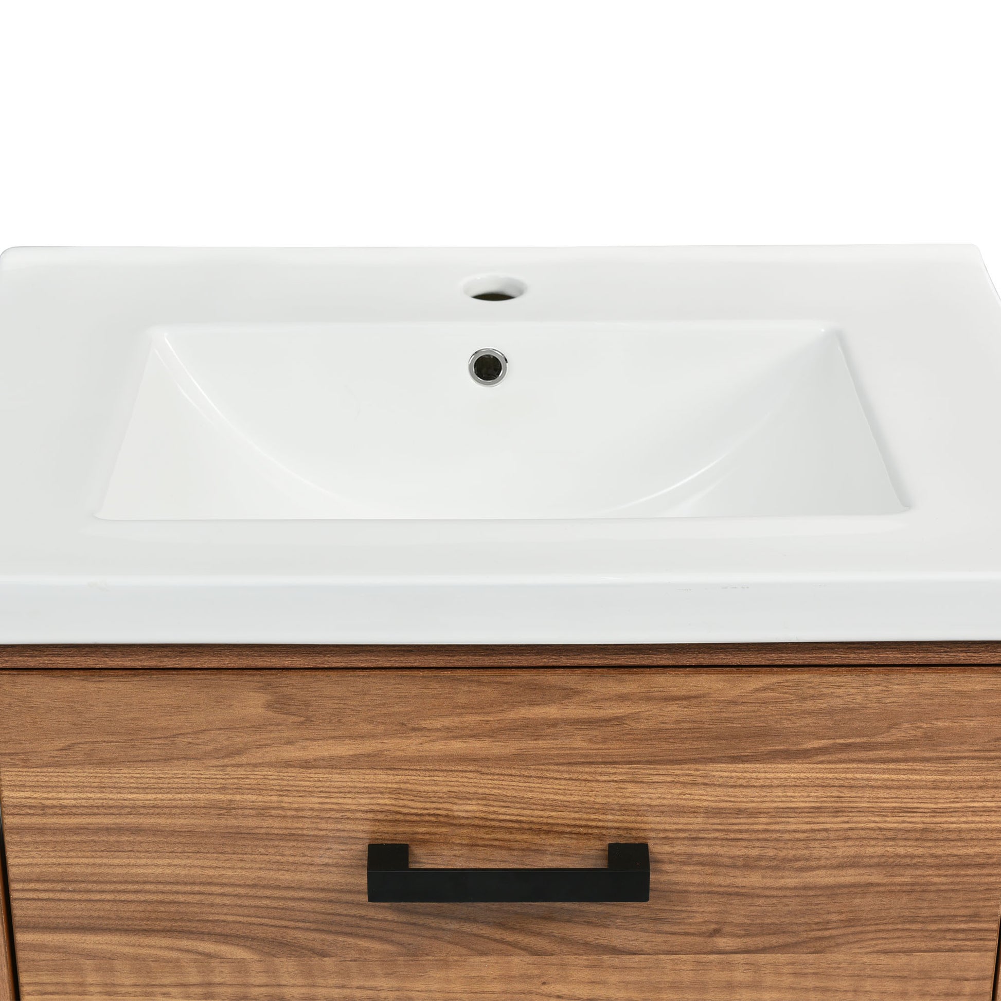 24'' Bathroom Vanity with Ceramic Basin Sink,