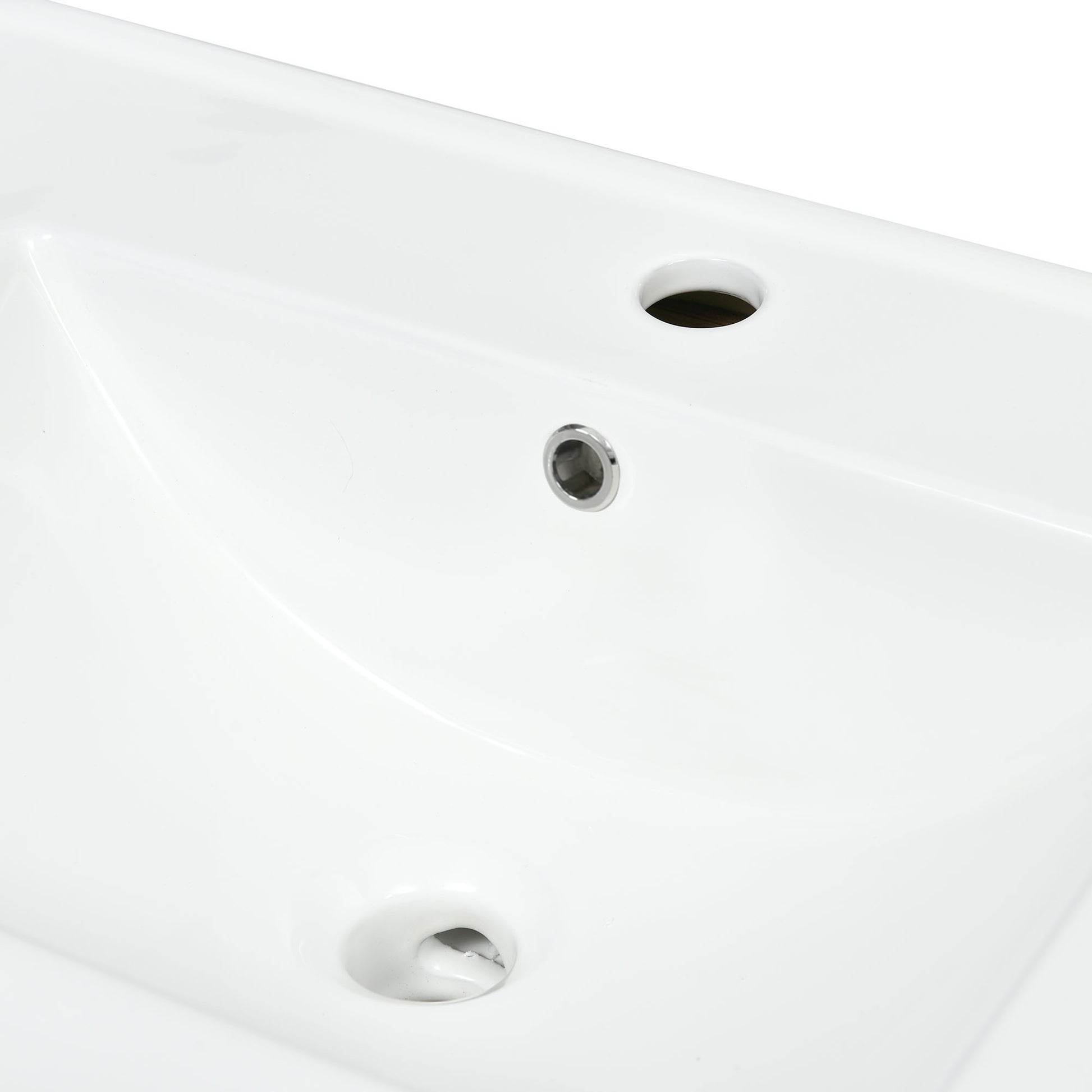 24'' Bathroom Vanity with Ceramic Basin Sink,