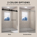 Frameless Double Sliding Shower, 69