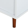 Litter Box Enclosure, Cat Litter Box Furniture with white+walnut-mdf