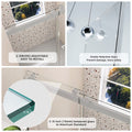 Frameless Double Sliding Shower, 69